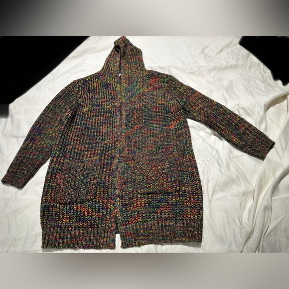 Dreamers: Women’s Hooded Open Front Cardigan- Size Medium - Picture 6 of 15